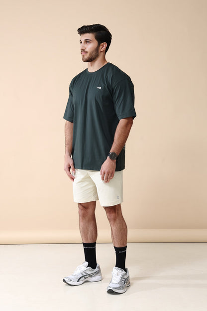 Vintage Retro Tee In Green