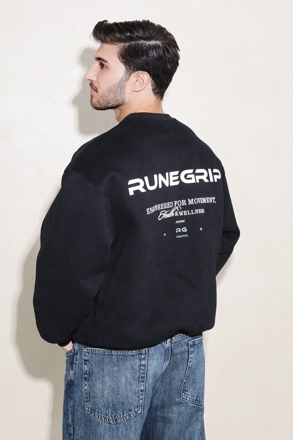 Oversized Rg sweater Black