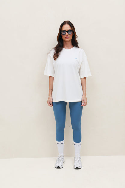 Vintage Retro Tee In White
