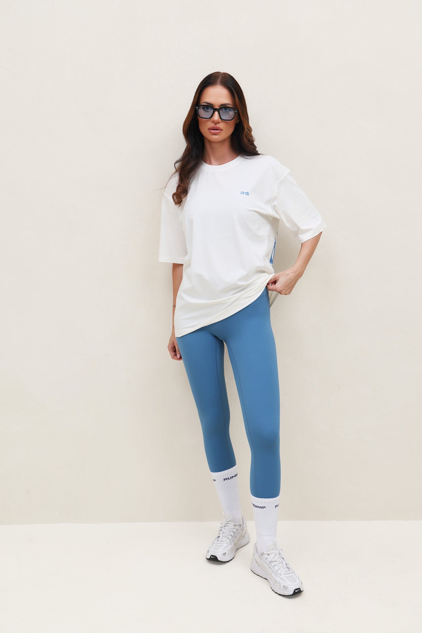 Vintage Retro Tee In White