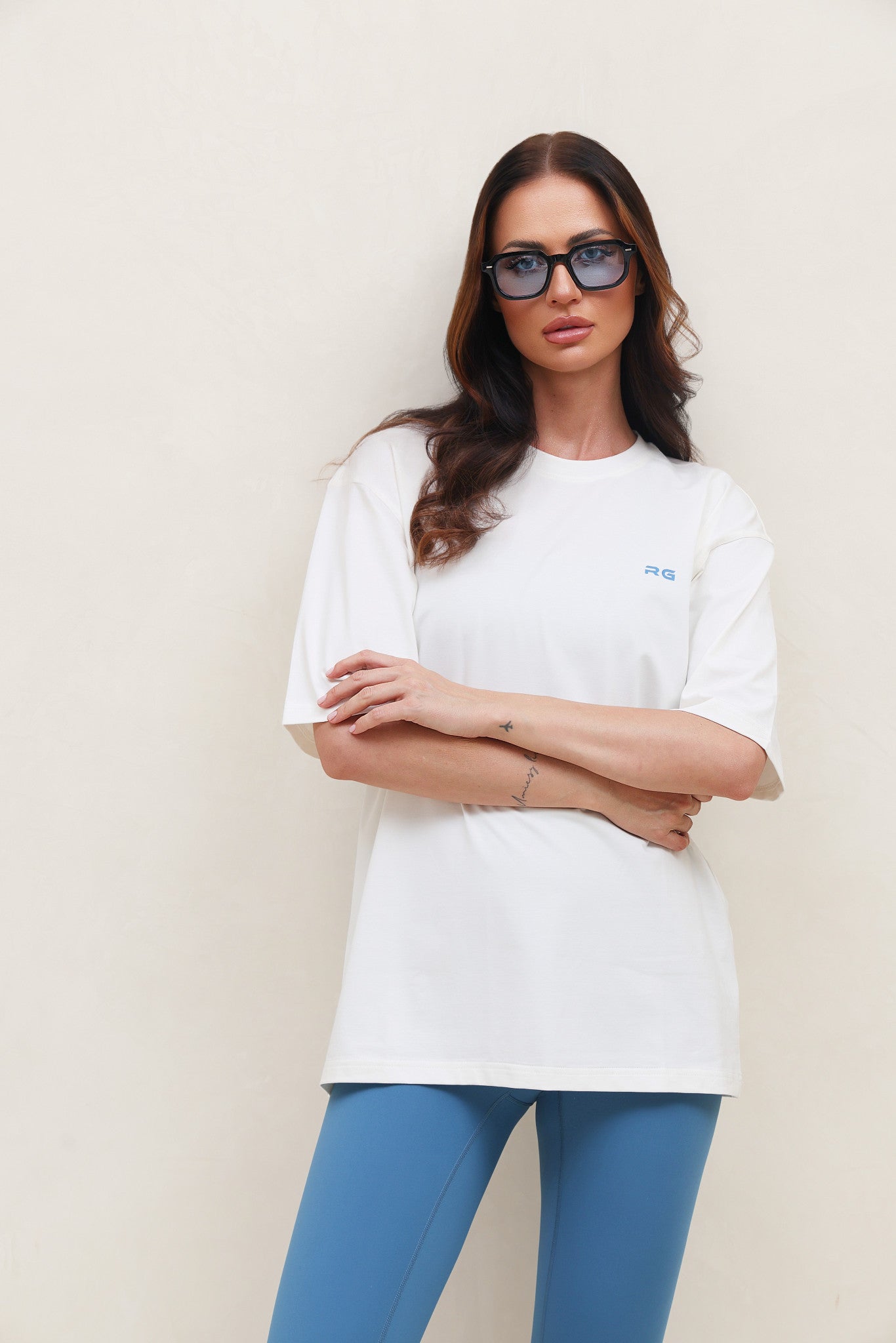 Vintage Retro Tee In White