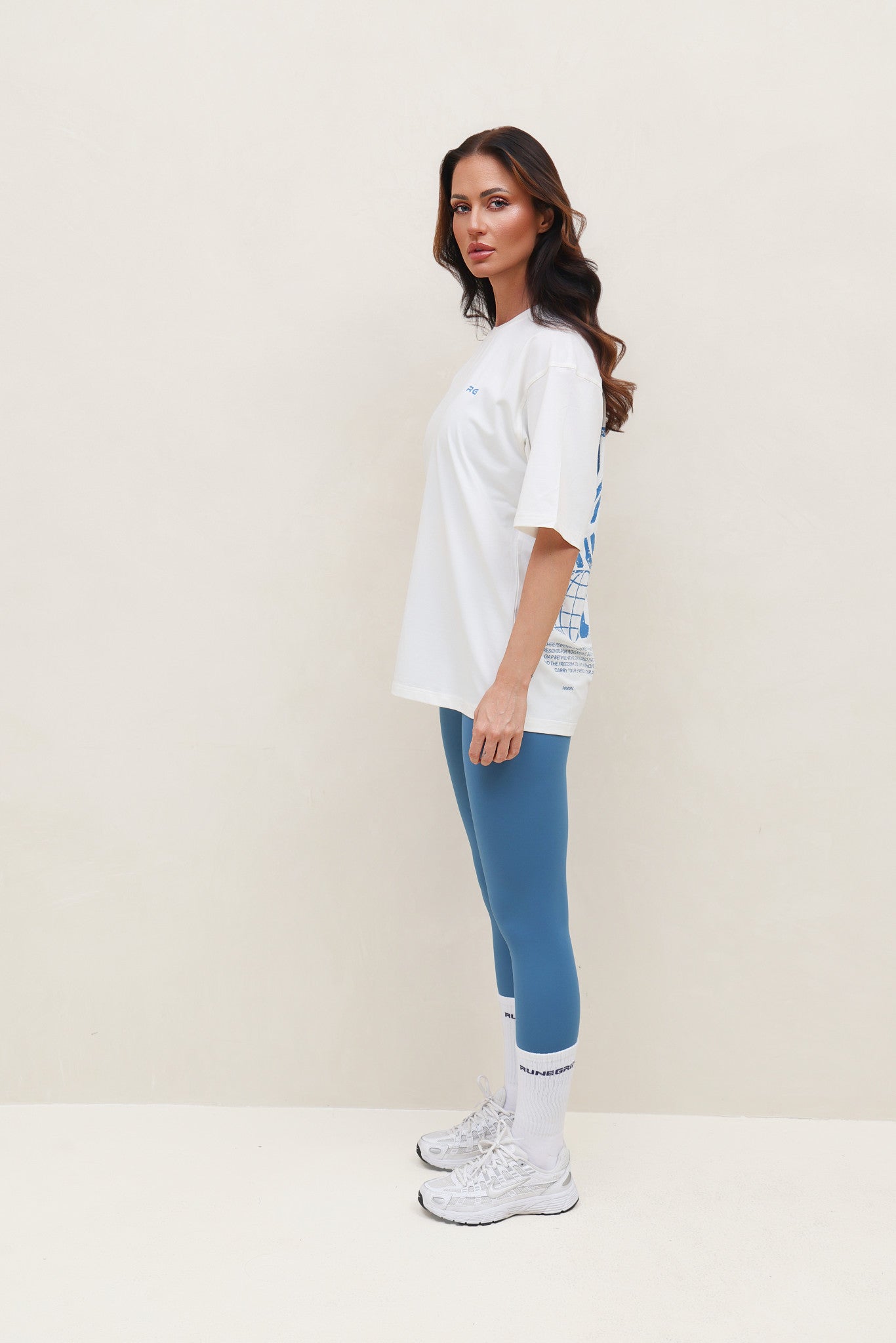 Vintage Retro Tee In White