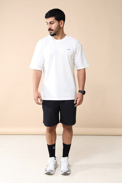 Vintage Retro Tee In White