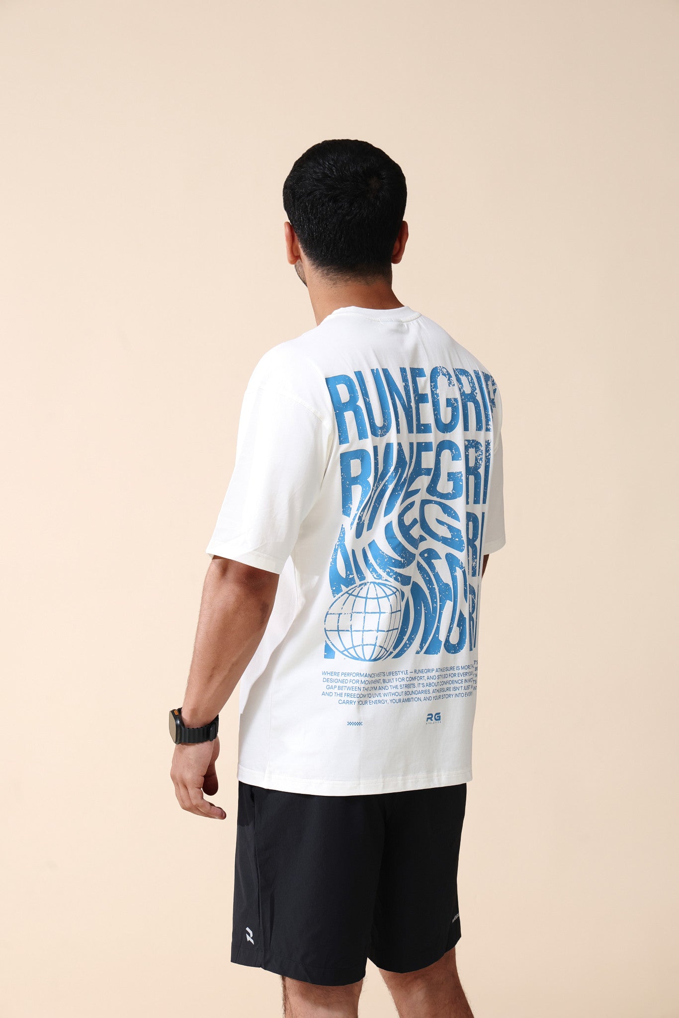 Vintage Retro Tee In White