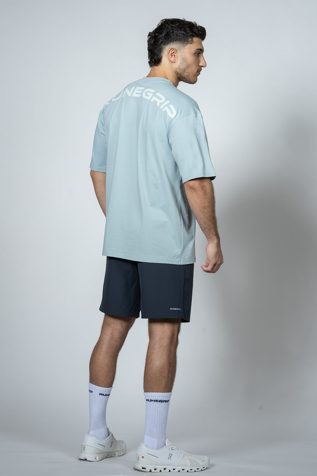 Statement Oversized Shirt In Blue