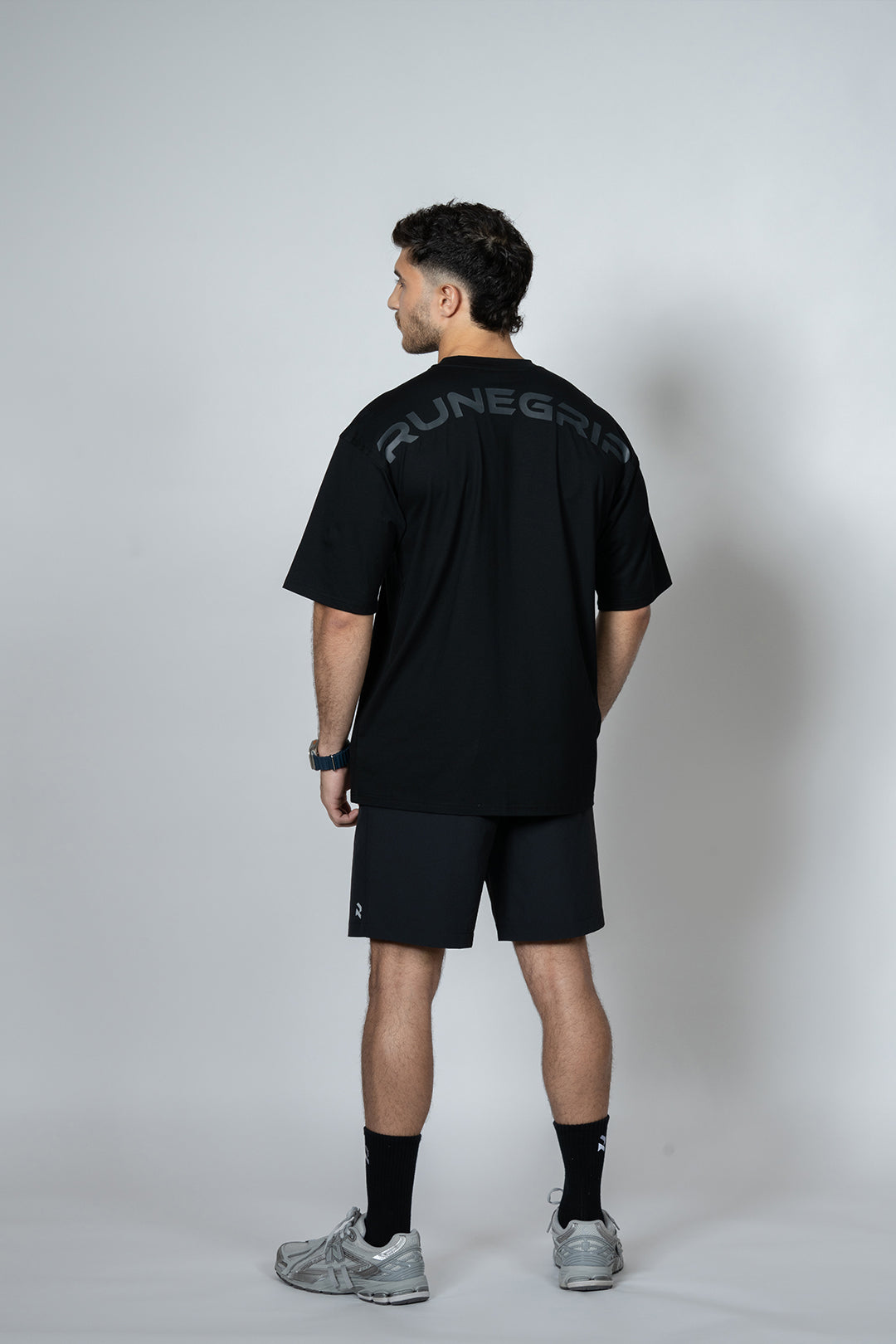 Statement Oversized Shirt Black