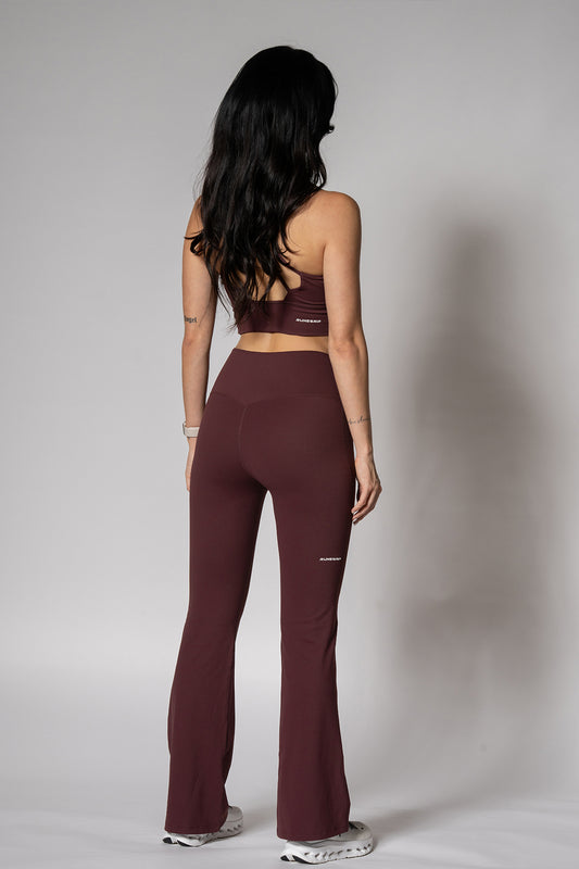 Sculpt Series Flare Legging In Cherry