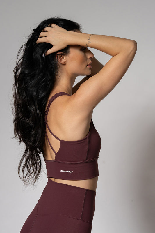 Sculpt Series Bra In Cherry