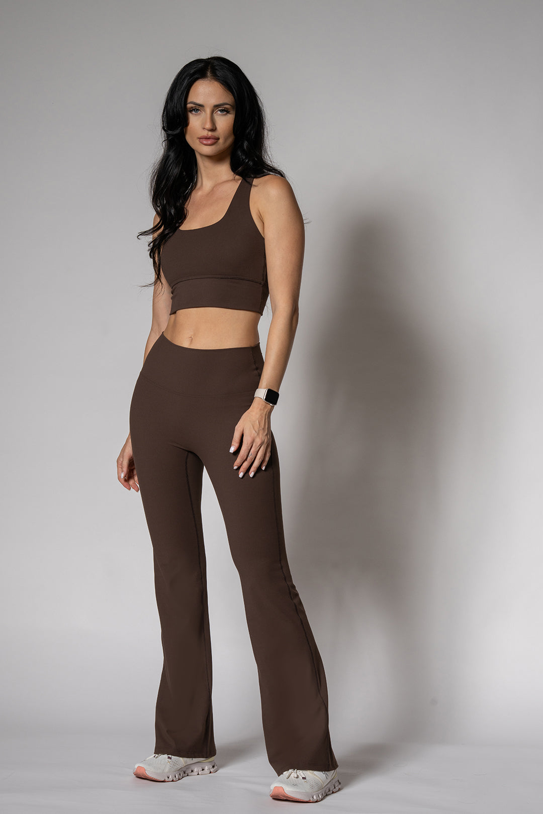 Sculpt Series Flare Legging In Espresso
