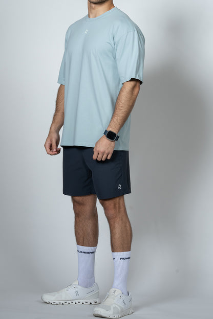 Statement Oversized Shirt In Blue