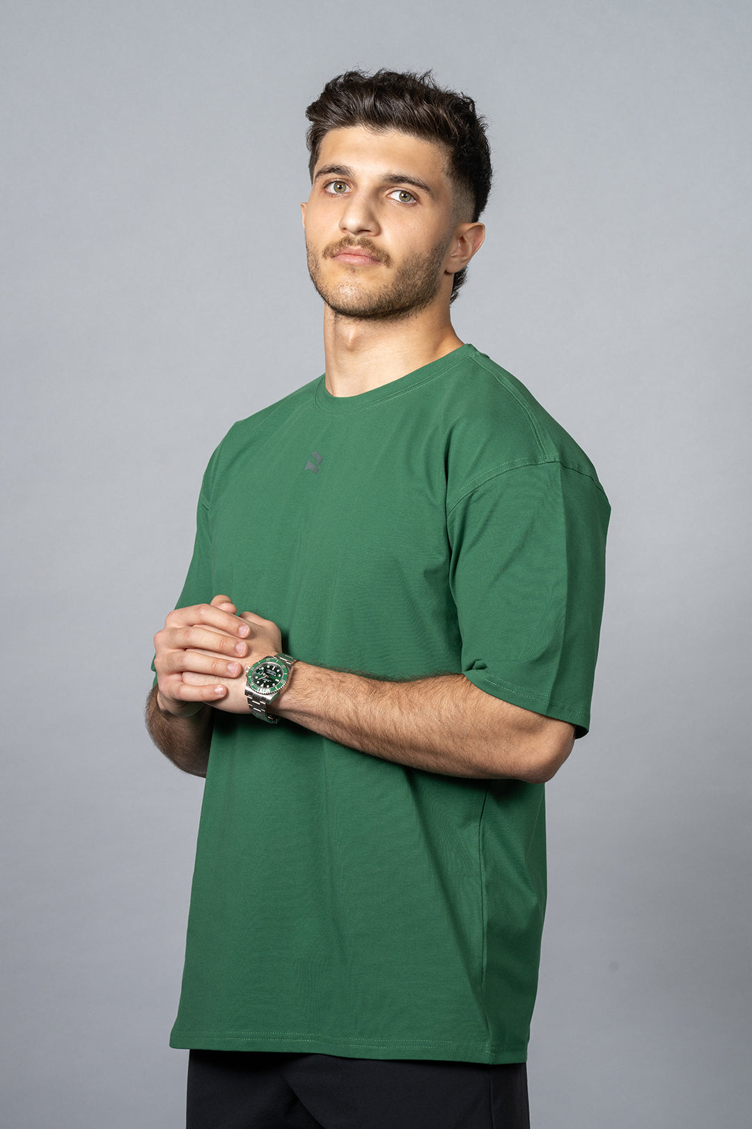 Statement Oversized Shirt In Green