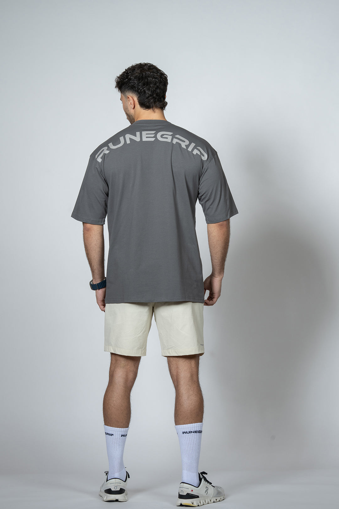 Statement Oversized Shirt In Gray