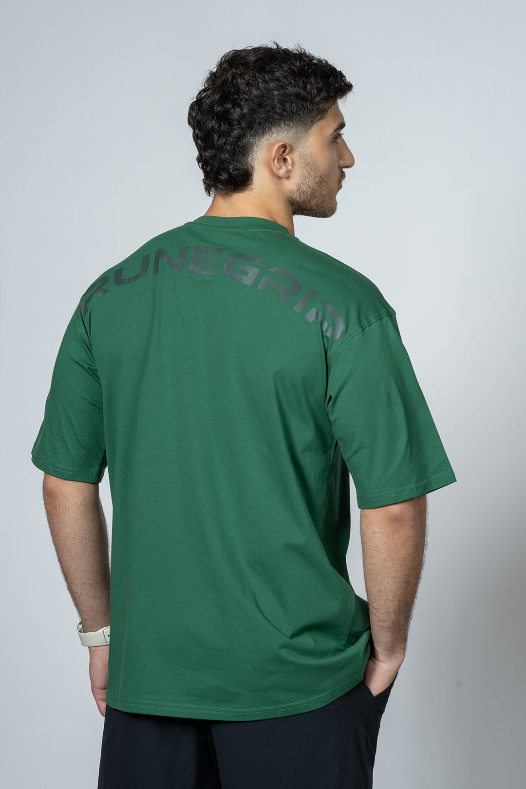 Statement Oversized Shirt In Green