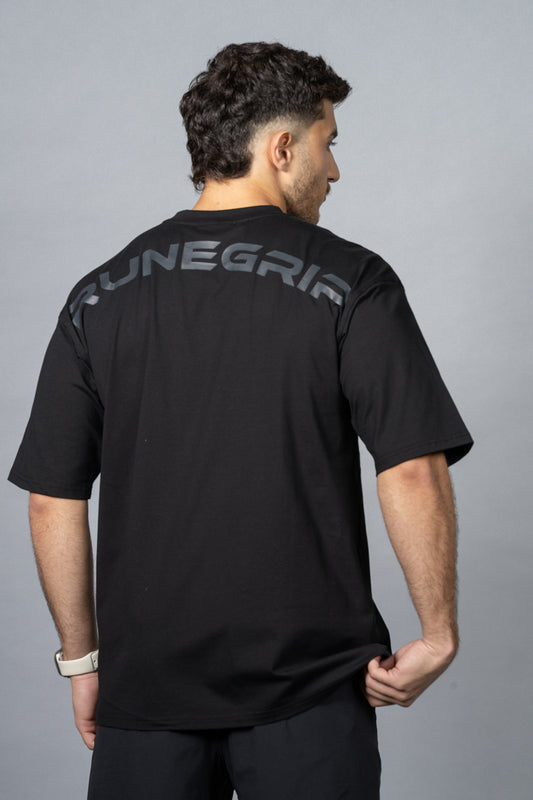 Statement Oversized Shirt Black