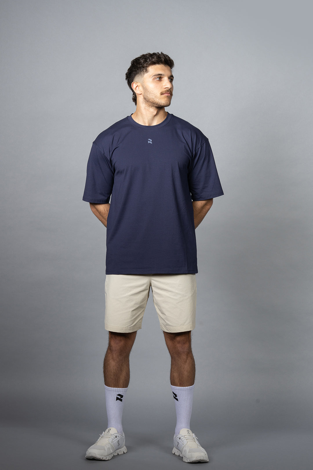 Statement Oversized Shirt In Navy