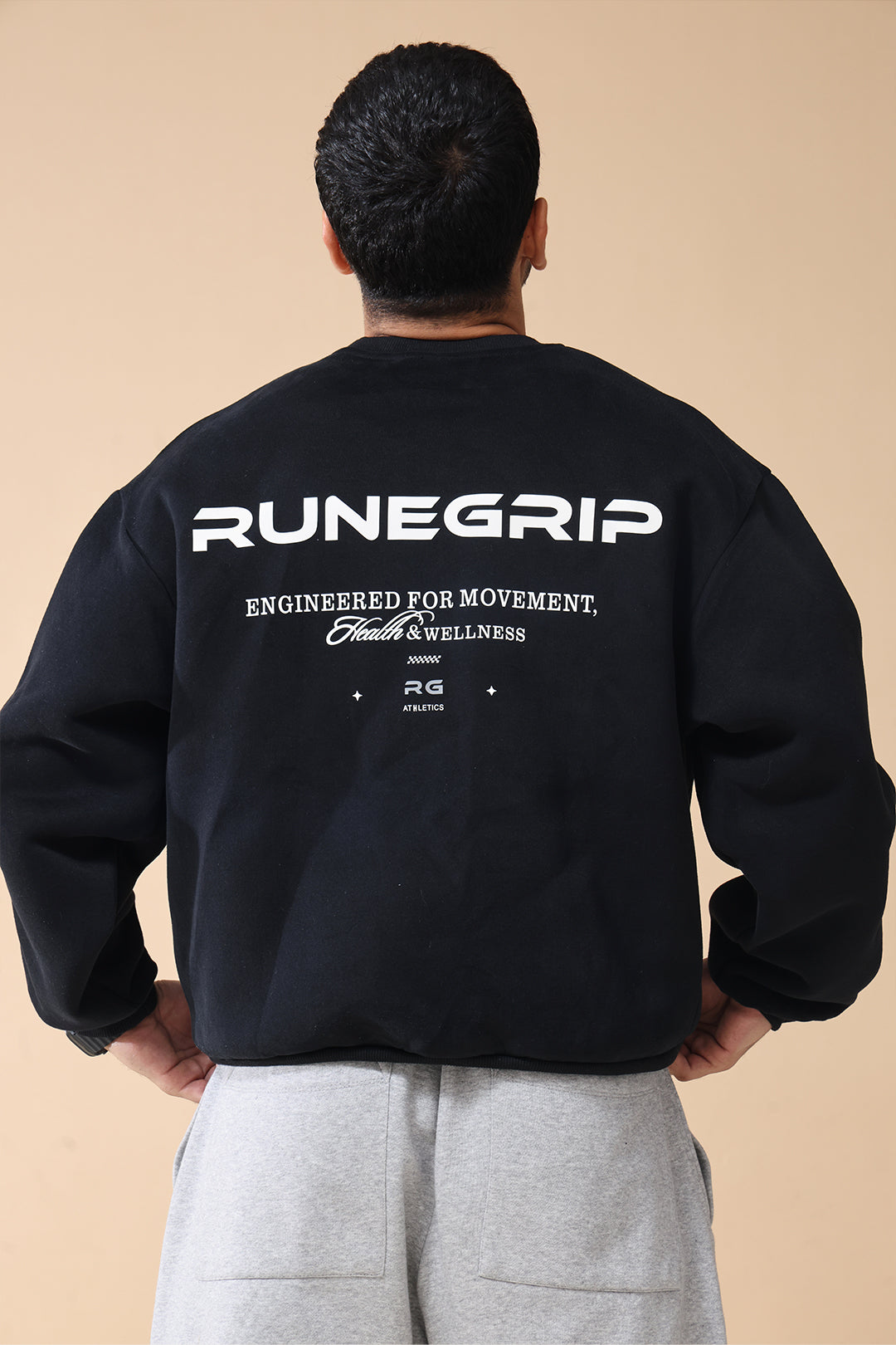 Oversized Rg sweater Black